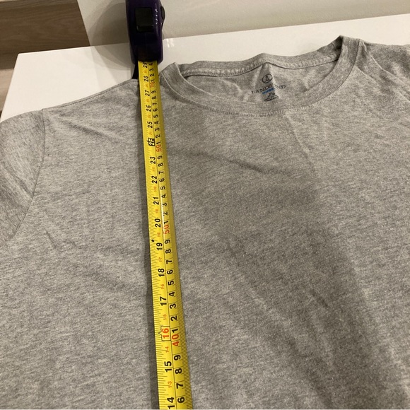 100% Cotton Lands End Grey Short Sleeve Tshirt - Picture 6 of 6